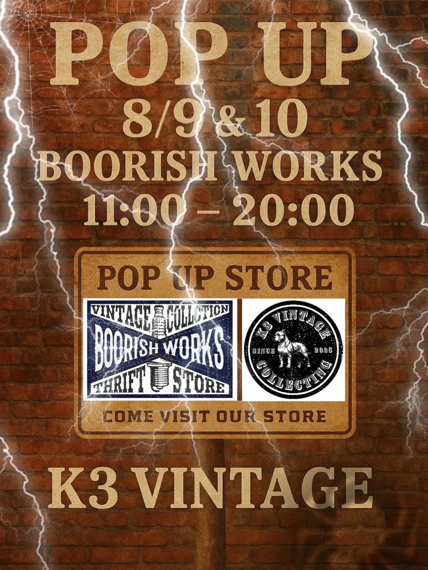 古着屋 BOORISHWORKS × K3VINTAGE