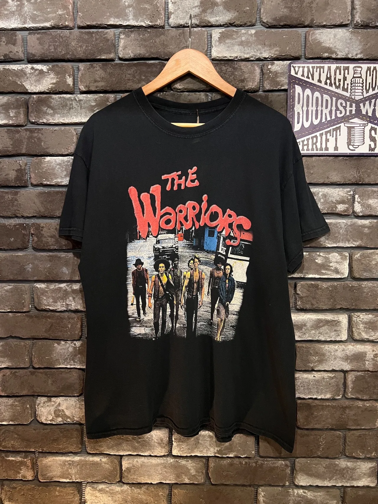 90s THE WaRRIORS print T-shirt