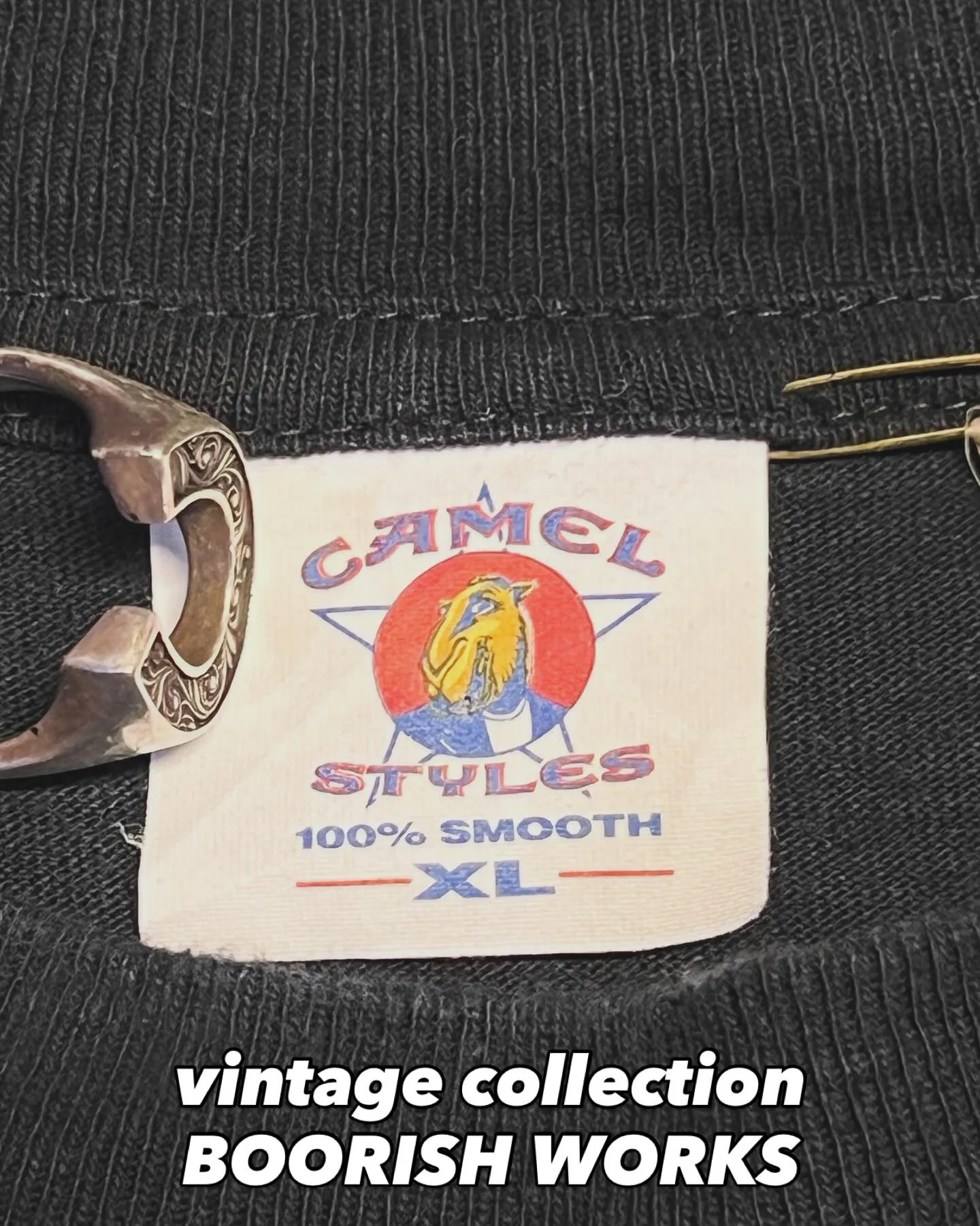 90s Camel “SKI” L/S T-shirt（Bl...
