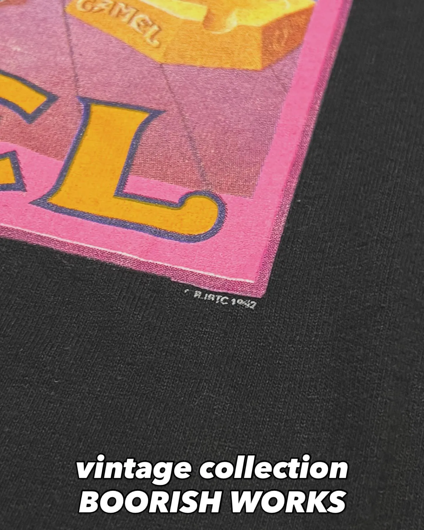 90s Camel “SKI” L/S T-shirt（Bl...