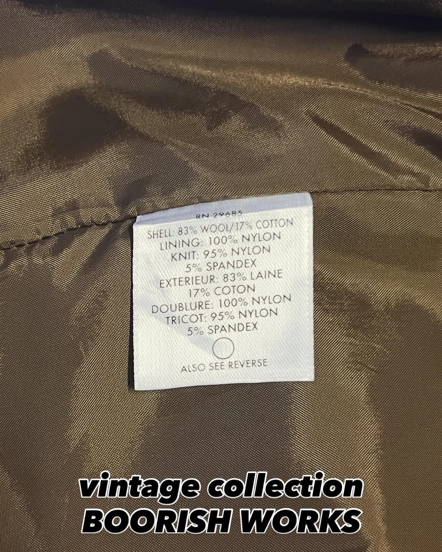 vintage collection BOORISH WOR...