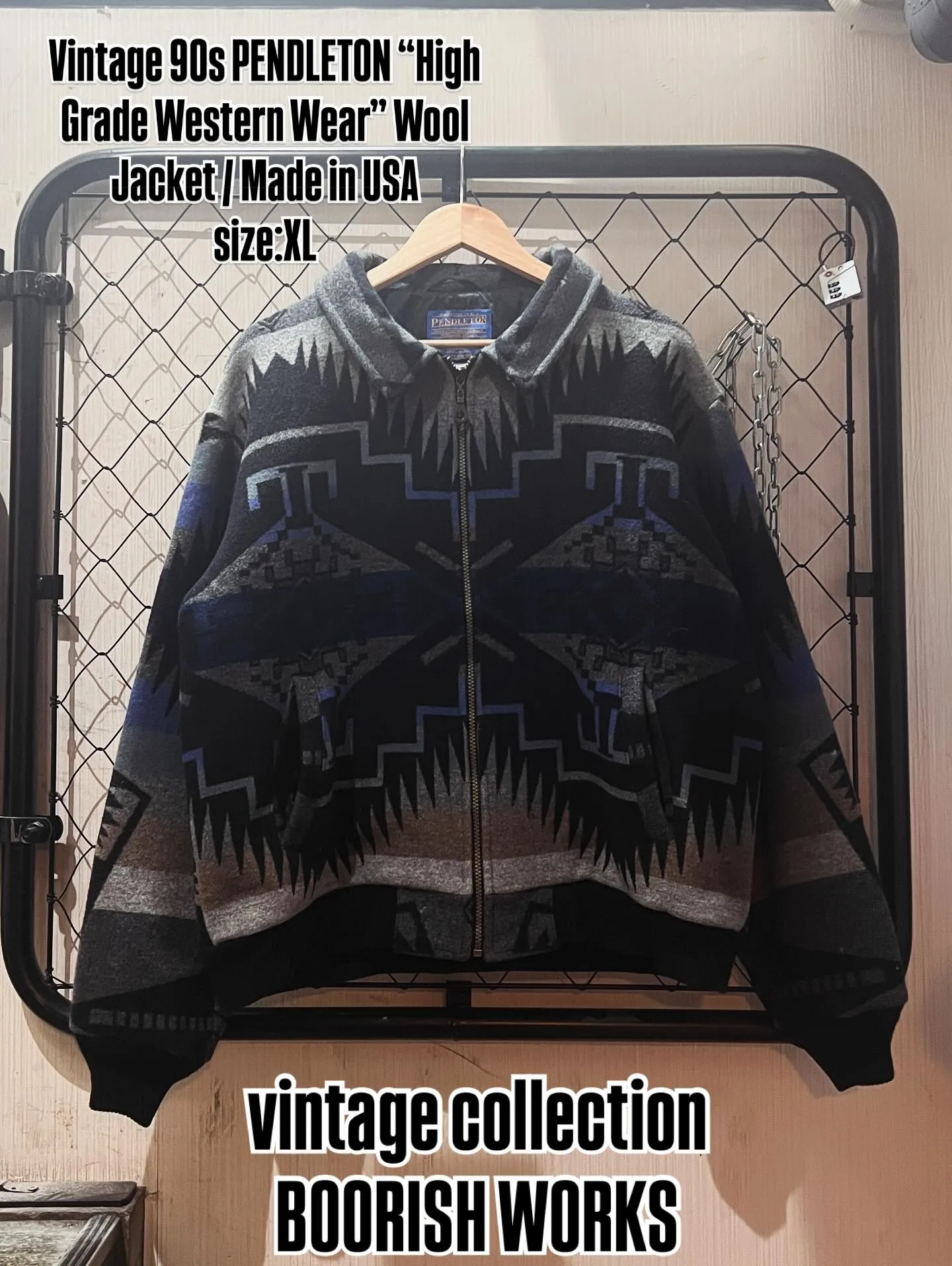 Vintage 90s PENDLETON “High Grade Western Wear” Wool Jacket / Made in USA