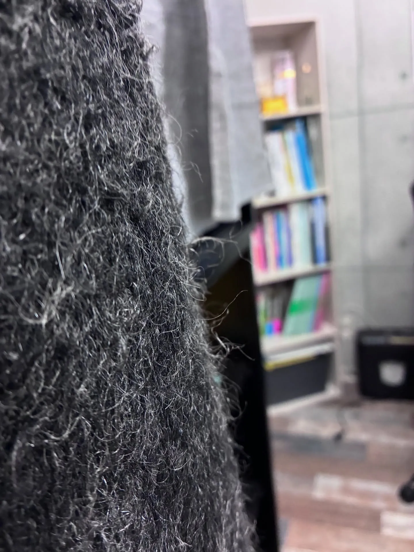 SPECIAL 毛足長 60s ダイヤ柄 モヘア カーディガ...